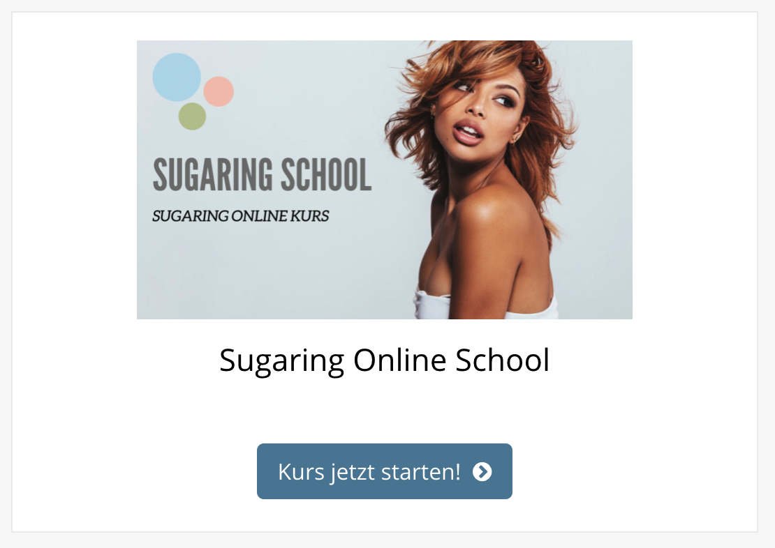 Sugaring Online Akademie - Alexandria Professsional Deutschland